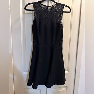 Forever 21 Exclusive Black and Lace Cutout Dress